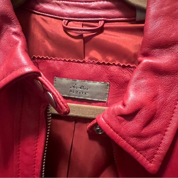 Red Leather Jacket - Picture 7 of 8